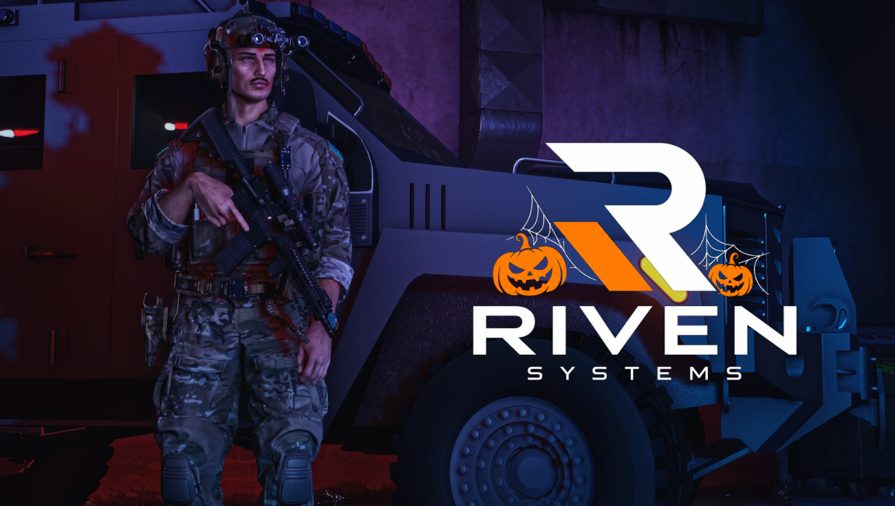 Riven Systems tactical operator, Halloween edition